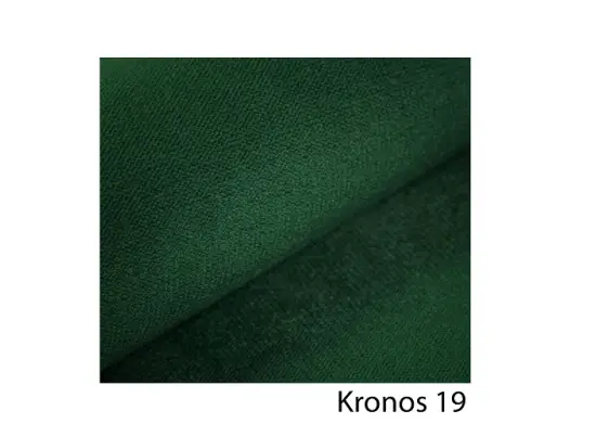 TRIVIO K11 stylowa sofa 3-osobowa z ozdobnymi poduszkami z funkcją spania i pojemnikiem w tkaninie Kronos 19 butelkowa zieleń